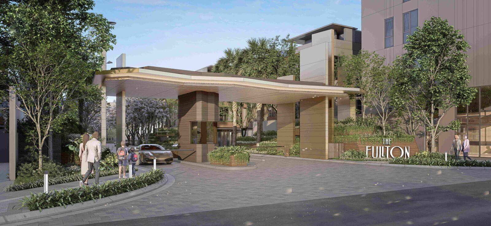 Cổng chào của dự án The Fulton