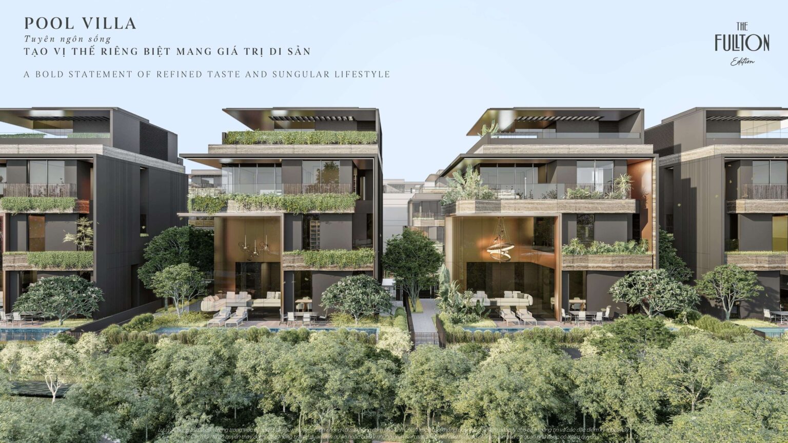 Biệt Thự The Fullton: Giải Mã Bộ Sưu Tập Biệt Thự Độc Bản Dành Cho Giới Tinh Hoa 5 biệt thự pool villa