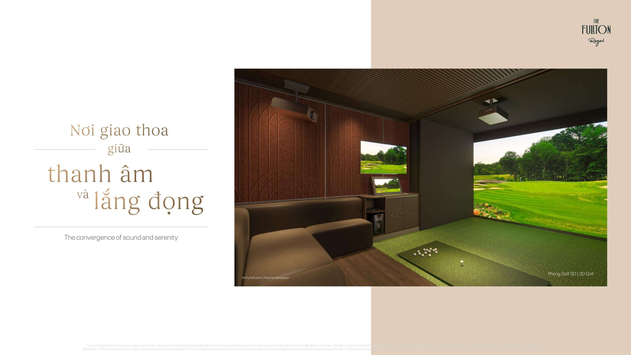 phòng tập golf trong nhà