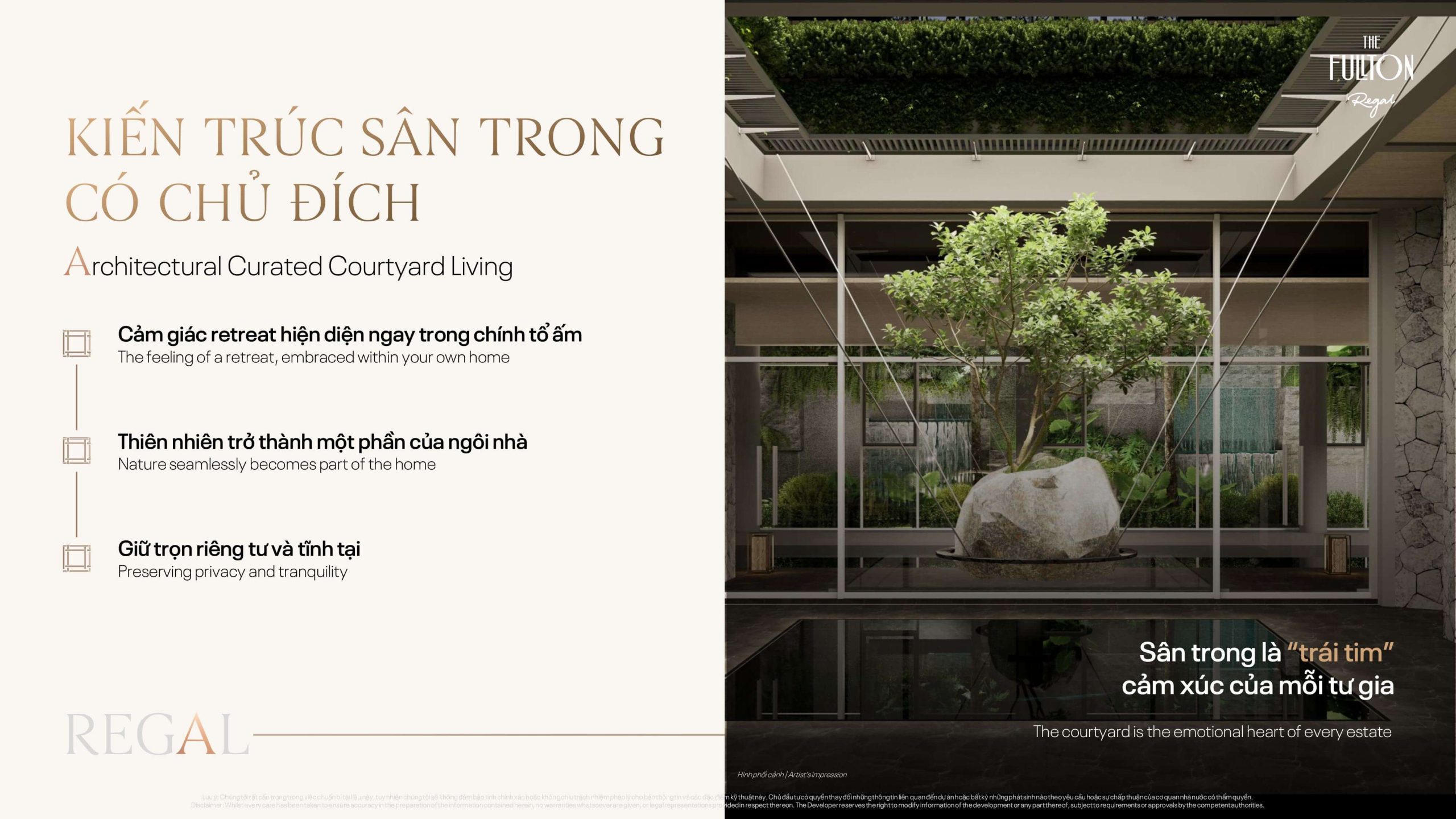 kiến trúc sân trong có chủ đích